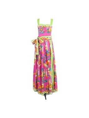 Dolce & Gabbana Tropical Graphic Maxi Dress 38